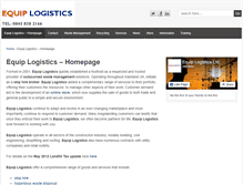 Tablet Screenshot of equiplogistics.com